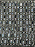 Geometric Stretch Sequin - Fancy Gem Jewel Design on Mesh Pick Color - 25 Yard Roll