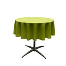 48" Solid Round Tablecloth - Over Lay Round Table Cover for Events Available in Different Sizes