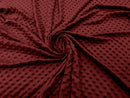60" Minky Fur 3.mm Pile Fabric - Soft Blanket Minky Dot Fabric by the Yard (Pick Color)