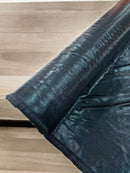 Foil Metallic Spandex Fabric - Black - Shiny Metallic Foil Spandex Fabric by Yard