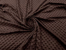 60" Minky Fur 3.mm Pile Fabric - Soft Blanket Minky Dot Fabric by the Yard (Pick Color)