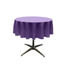 48" Solid Round Tablecloth - Over Lay Round Table Cover for Events Available in Different Sizes