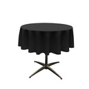 58" Solid Round Tablecloth - Over Lay Round Table Cover for Events Available in Different Sizes