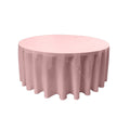 90" Round Drape Solid Tablecloth - Round Full Table Cover 3 Part Stitched Available in 84 Colors