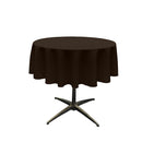 54" Solid Round Tablecloth - Over Lay Round Table Cover for Events Available in Different Sizes