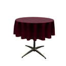 58" Solid Round Tablecloth - Over Lay Round Table Cover for Events Available in Different Sizes