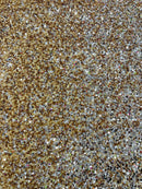 Stretch Velvet Sequins Fabric - Champagne - Velvet Sequins 2 Way Stretch 58/60” By Yard
