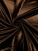 60" Satin Shiny Heavy Bridal Fabric for Prom, Wedding, Bridesmaid Dress Sold By Yard (Pick Color)