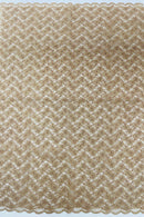 Floral Pearls and Sequins Fabric - Coffee - Beaded Fabric Embroidered Lace By The Yard