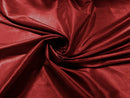 58" Solid Taffeta Fabric - Cranberry - Solid Taffeta Fabric for Fashion / Crafts Sold by Yard
