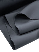 Super Techno Scuba Fabric - Charcoal - 2mm Neoprene Scuba Spandex Fabric Sold By Yard