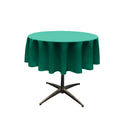 36" Solid Round Tablecloth - Over Lay Round Table Cover for Events Available in Different Sizes