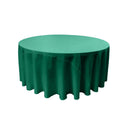 90" Round Drape Solid Tablecloth - Round Full Table Cover 3 Part Stitched Available in 84 Colors