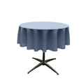48" Solid Round Tablecloth - Over Lay Round Table Cover for Events Available in Different Sizes