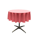 36" Solid Round Tablecloth - Over Lay Round Table Cover for Events Available in Different Sizes