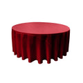 96" Round Drape Solid Tablecloth - Round Full Table Cover 3 Part Stitched Available in 84 Colors