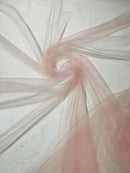 Illusion Mesh Sheer Fabric - Dusty Pink - 60" Wide Illusion Mesh Fabric Sold By The Yard