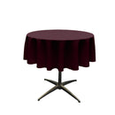 58" Solid Round Tablecloth - Over Lay Round Table Cover for Events Available in Different Sizes