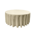 72" Round Drape Solid Tablecloth - Round Full Table Cover 3 Part Stitched Available in 84 Colors