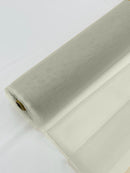 Illusion Mesh Sheer Fabric - Dark Ivory - 60" Wide Illusion Mesh Fabric Sold By The Yard