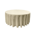 120" Round Drape Solid Tablecloth - Round Full Table Cover 3 Part Stitched Available in 84 Colors