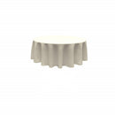 120" Round Tablecloth - Solid Polyester Round Full Table Cover Available in Different Colors