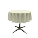 54" Solid Round Tablecloth - Over Lay Round Table Cover for Events Available in Different Sizes