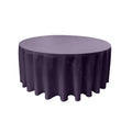 96" Round Drape Solid Tablecloth - Round Full Table Cover 3 Part Stitched Available in 84 Colors