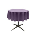 42" Solid Round Tablecloth - Over Lay Round Table Cover for Events Available in Different Sizes