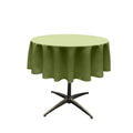 58" Solid Round Tablecloth - Over Lay Round Table Cover for Events Available in Different Sizes