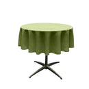 48" Solid Round Tablecloth - Over Lay Round Table Cover for Events Available in Different Sizes