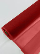 Illusion Mesh Sheer Fabric - Dark Red - 60" Wide Illusion Mesh Fabric Sold By The Yard