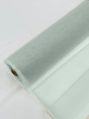 Illusion Mesh Sheer Fabric - Dusty Mint - 60" Wide Illusion Mesh Fabric Sold By The Yard