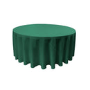 90" Round Drape Solid Tablecloth - Round Full Table Cover 3 Part Stitched Available in 84 Colors
