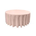 108" Round Drape Solid Tablecloth - Round Full Table Cover 3 Part Stitched Available in 84 Colors