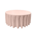 90" Round Drape Solid Tablecloth - Round Full Table Cover 3 Part Stitched Available in 84 Colors