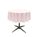 42" Solid Round Tablecloth - Over Lay Round Table Cover for Events Available in Different Sizes