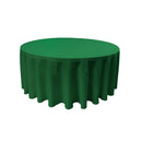 120" Round Drape Solid Tablecloth - Round Full Table Cover 3 Part Stitched Available in 84 Colors