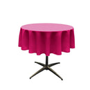 58" Solid Round Tablecloth - Over Lay Round Table Cover for Events Available in Different Sizes
