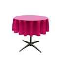 48" Solid Round Tablecloth - Over Lay Round Table Cover for Events Available in Different Sizes