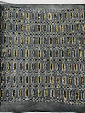 Geometric Stretch Sequin - Fancy Gem Jewel Design on Mesh Pick Color - 25 Yard Roll