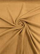 58" Soft Solid Polar Fleece Fabric - Gray - Anti-Pill Soft Polar Fleece Fabric Sold by Yard