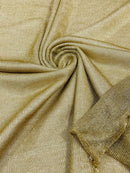 Chain Mesh Shiny Fabric - Gold - Metallic Chainmail Faux Chain Fabric Sold By The Yard