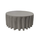 96" Round Drape Solid Tablecloth - Round Full Table Cover 3 Part Stitched Available in 84 Colors