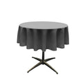 48" Solid Round Tablecloth - Over Lay Round Table Cover for Events Available in Different Sizes