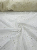 Sparkling Glitter Tulle Fabric - Sparkling Glitter Tulle Mesh Fabric Sold By Yard