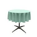48" Solid Round Tablecloth - Over Lay Round Table Cover for Events Available in Different Sizes