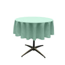 48" Solid Round Tablecloth - Over Lay Round Table Cover for Events Available in Different Sizes