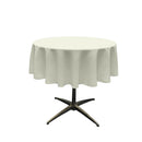 58" Solid Round Tablecloth - Over Lay Round Table Cover for Events Available in Different Sizes