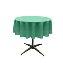 58" Solid Round Tablecloth - Over Lay Round Table Cover for Events Available in Different Sizes